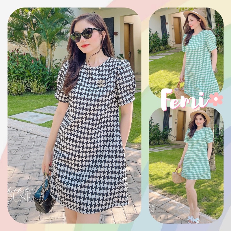 Đầm Suông ZicZac, Váy suông, đầm suông sang chảnh dự tiệc, đầm suông xinh