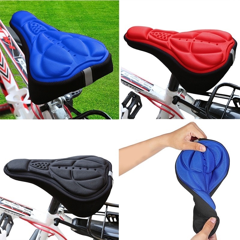 Foam pad for mountain bike saddle, comfortable, anti-slip, convenient