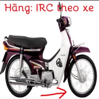 Lốp trước xe dream, lốp irc theo xe