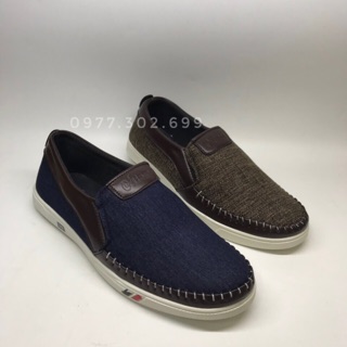 Giày lười nam vải cao cấp