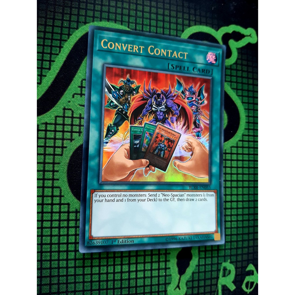 [ ĐỖ LẠC SHOP ]  THẺ BÀI YUGIOH NEAR MINT TCG - Convert Contact - BLRR-EN055 - Ultra Rare 1st Edition