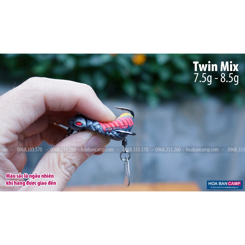 Mồi Nhái Hơi Armando Twin Mix | 7.5g – 8.5g