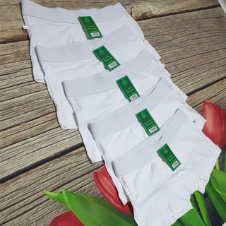 Bộ 5 quần boxer nam - Trắng tinh