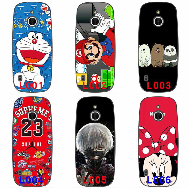 Ốp điện thoại silicon mềm họa tiết hoạt hình nhiều màu cho Nokia 3310 3G 4G