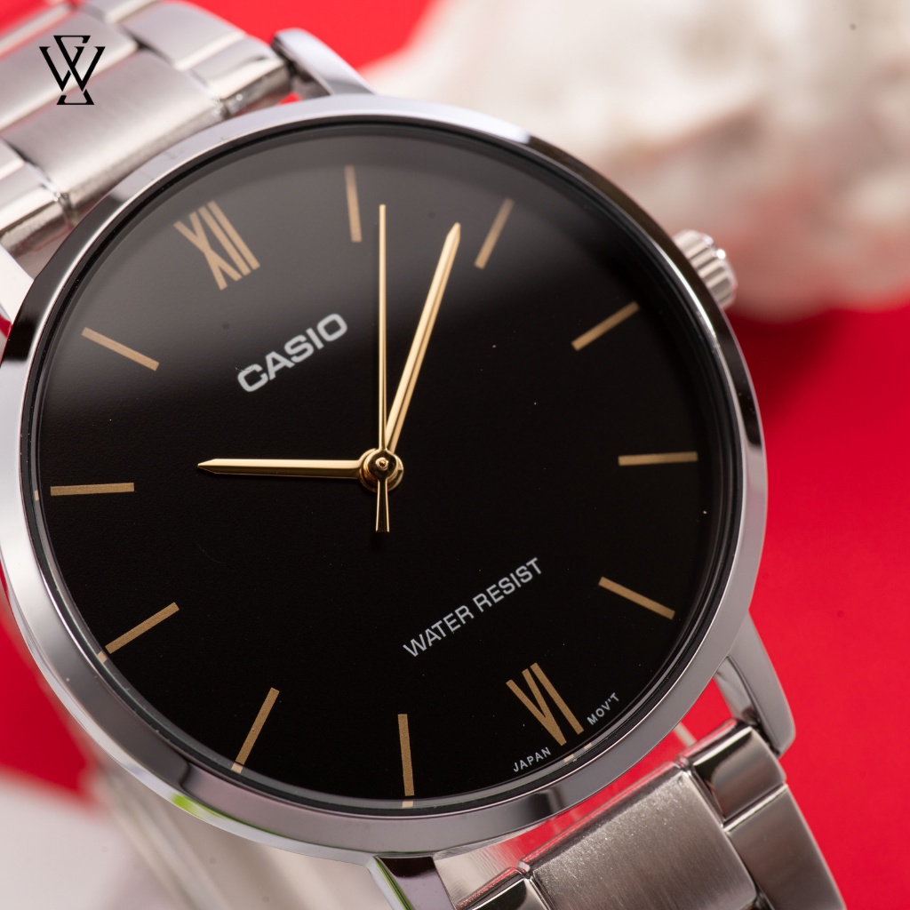 Đồng Hồ Quartz Nữ Casio WATCHSTORE LTP-VT01D-1BUDF Thiết Kế Kính Khoáng 34mm, Dây Kim Loại Và Vỏ Thép Không Gỉ