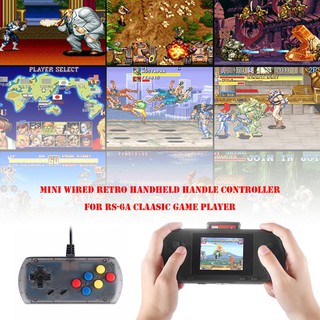 Máy chơi game RS-6A cổ điển có tay cầm điều khiển tiện lợi