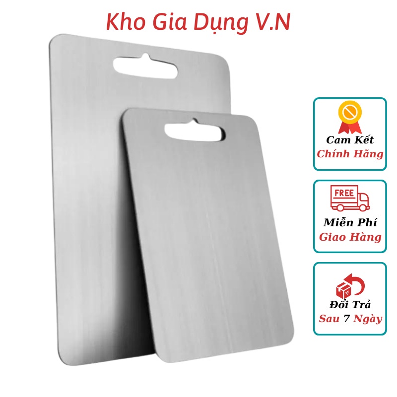 Thớt Kính Cường Lực Thớt inox 304 Cao Cấp Kháng Khuẩn Chống Ẩm Mốc Vệ Sinh Dễ Dàng An Toàn Tiện Lợi