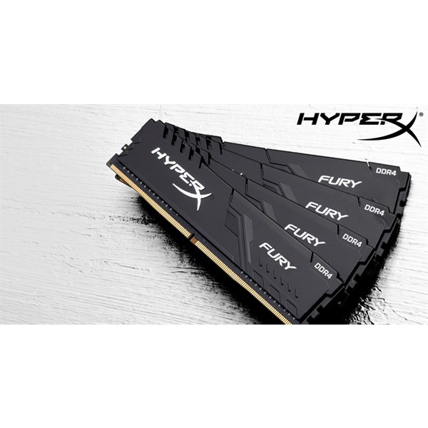 Ram Kingston HyperX Fury Black 8GB DDR4 2666MHz Dùng Cho Máy Bàn PC Desktop - Bảo hành 36 tháng 1 đổi 1