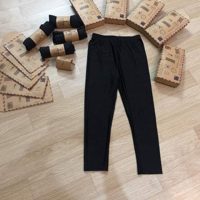 Quần legging ngố bì thư ánh nhũ mẫu hot xu hướng thời trang cho phái nữ