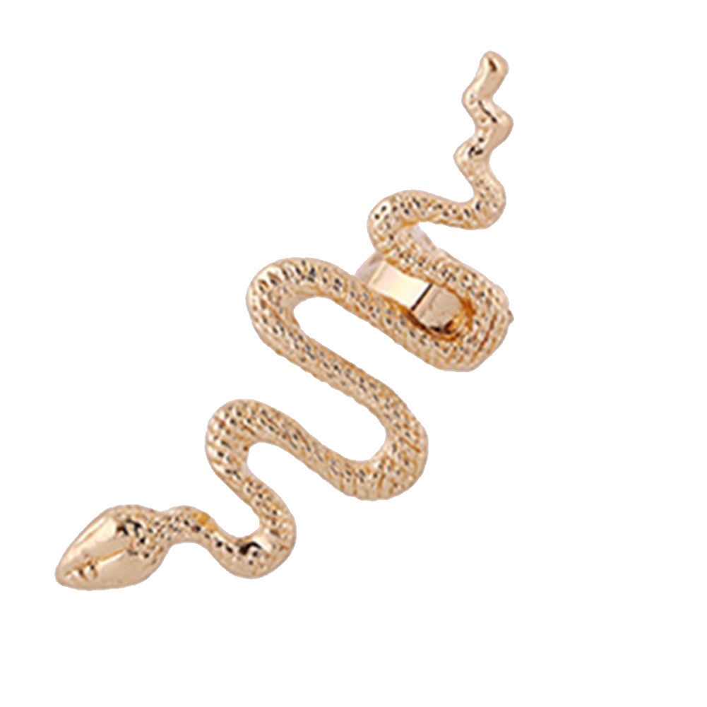 1 Khuyên Tai Hình Rắn Hổ Mang Phong Cách Punk Cổ Điển JP5