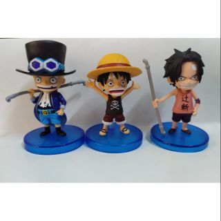 Mô hình One Piece 3 anh em Ace, Sabo, Luffy wcf chính hãng