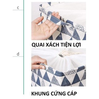 Túi đựng chăn màn khung sắt đa năng