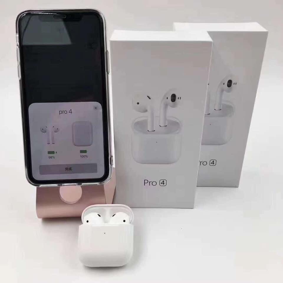 Tai Nghe Bluetooth Airpods 2 Mini Pro 4 TWS Phiên Bản Nâng Cấp - Chuẩn Âm Thanh Stereo -LuvCase