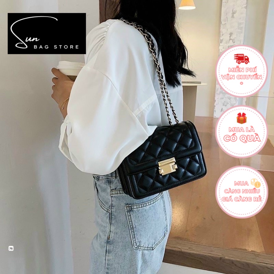 Túi xách nữ đeo chéo, đeo vai, túi cnk đi chơi, đi học, da đẹp, thời trang cao cấp size 22cm SB170