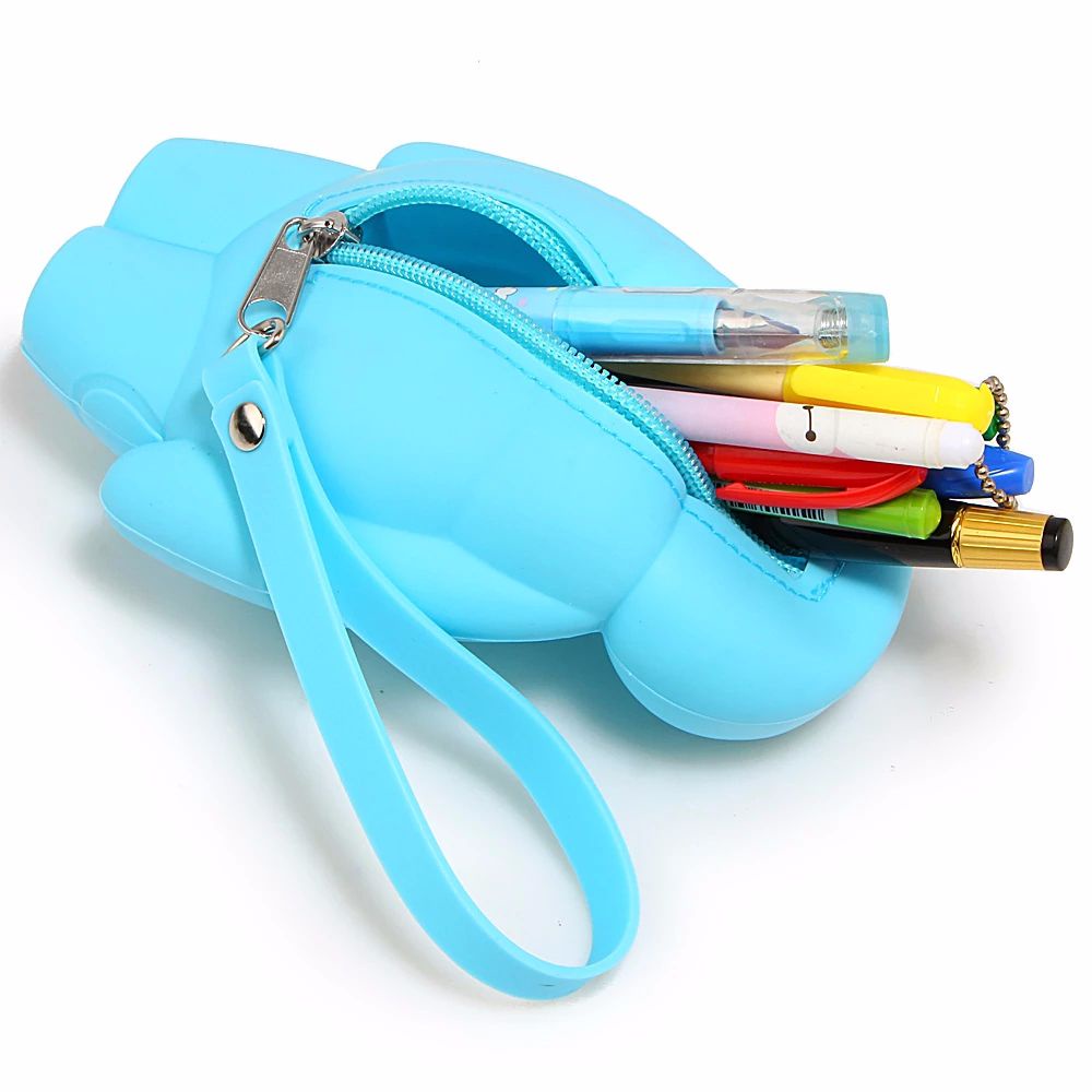 Túi đựng bút silicon hình baymax siêu anh hùng 6 dễ thương đa tiện dụng