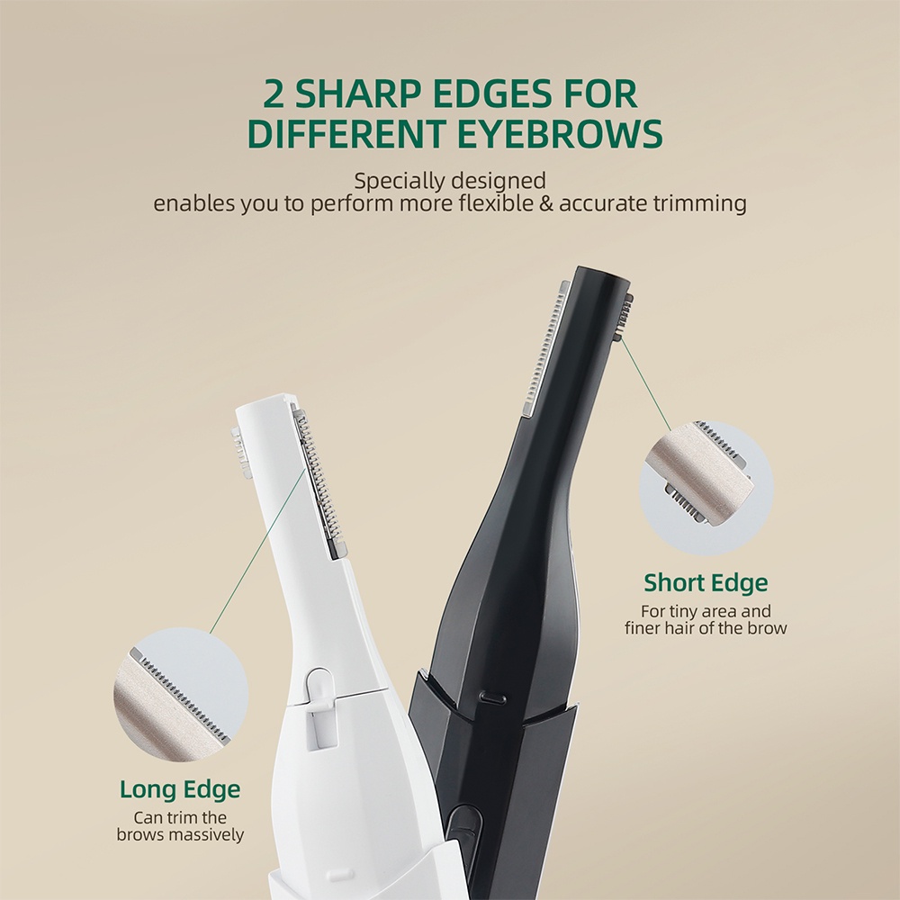 Tông đơ tỉa lông mày FOREVERLILY chạy pin sạc cao cấp