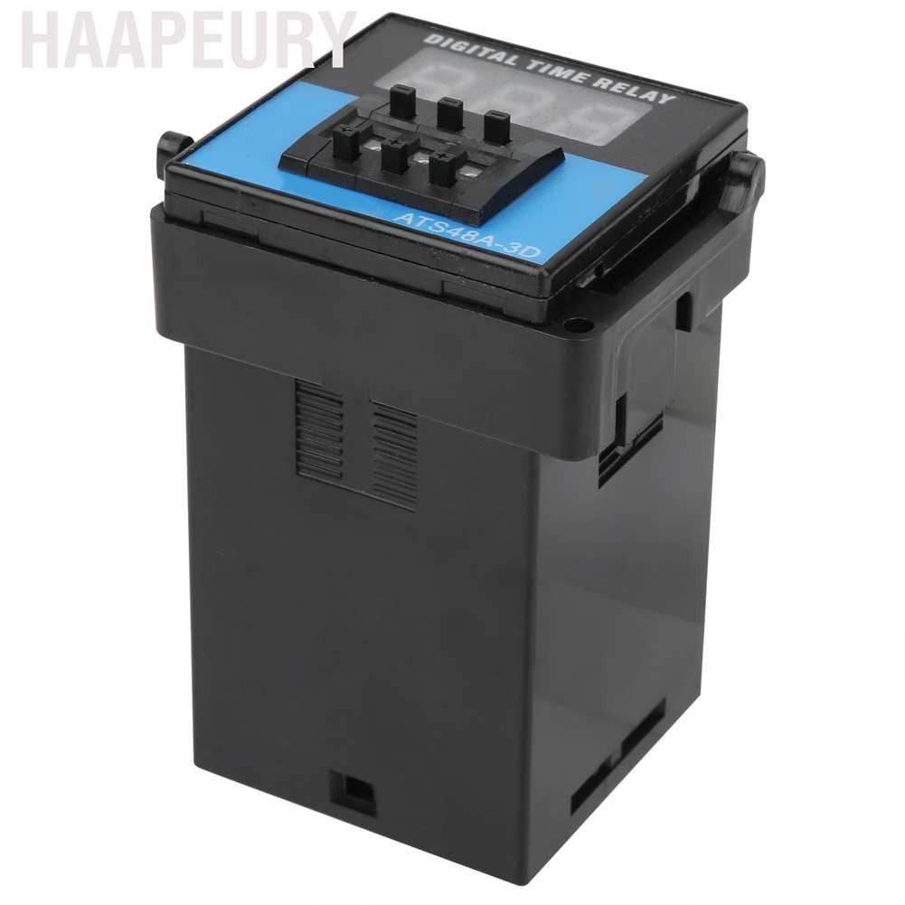 Haapeury Time Relay  Digital Display Cycle Delay Switch Controller Timing Module ATS48A‑3D Timer 220V