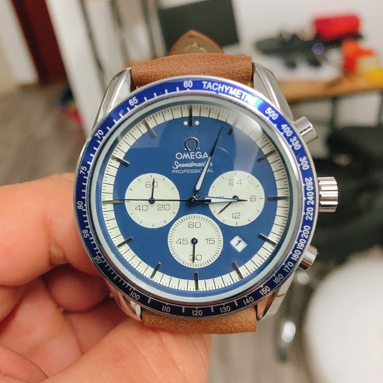 ĐỒNG HỒ NAM OMEGA DÂY DA CAO CẤP BẢO HÀNH 12 THÁNG | BigBuy360 - bigbuy360.vn