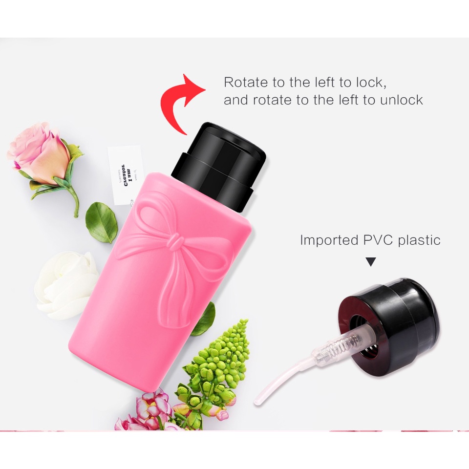 Bình Đựng Nước Rửa Móng Tay Bằng Acrylic Dung Tích 200ML