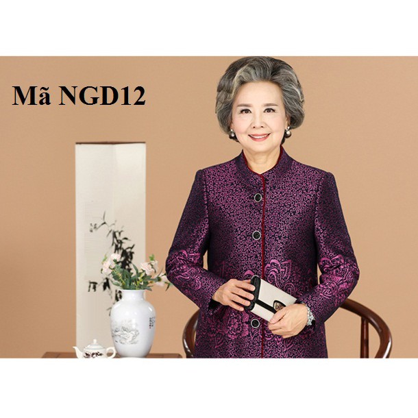 Áo khoác dạ mùa đông NGD11, NGD12 cho người già, người lớn tuổi