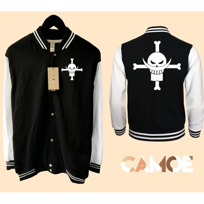 Áo Khoác Bóng Chày In Hình Anime One Piece Cá Tính Hợp Thời Trang