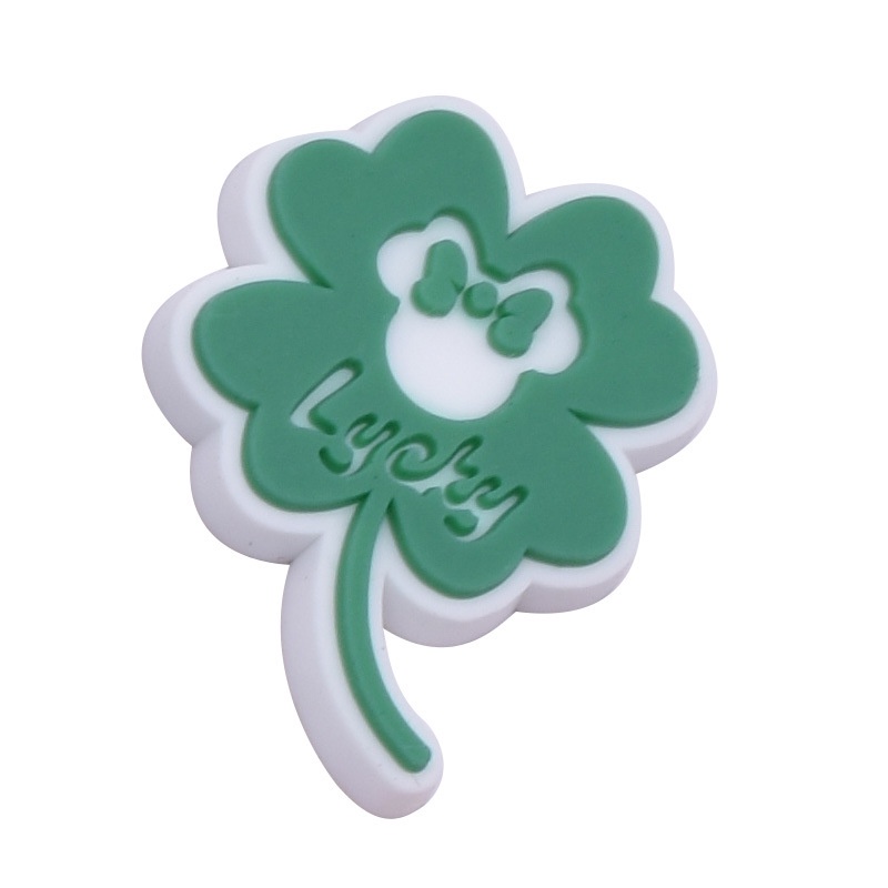 Phụ Kiện Trang Trí Giày Hình Cỏ Ba Lá Hoạt Hình Cho Bé Gái Charms Earth Jibitz Charm Hoa Skull Jibits Croc