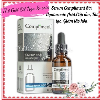 Serum Compliment Acid 5% cấp nước, giữ ẩm, phục hồi da