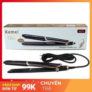 [Giảm 50%] Máy Duỗi Uốn Tóc Bằng Tia Hồng Ngoại KEMEI 2219