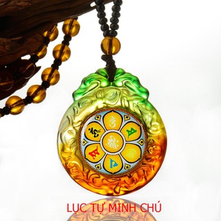 Dây chuyền phong thủy ngũ sắc lục tự minh chú hộ mệnh