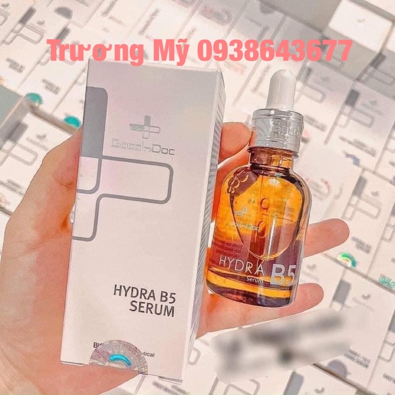 Serum Dưỡng Ẩm Phục Hồi Làm Trắng Sáng Da, Mờ Thâm Sạm Nám, Cấp Nước Chống Lão Hóa Da GOODNDOC HYDRA B5