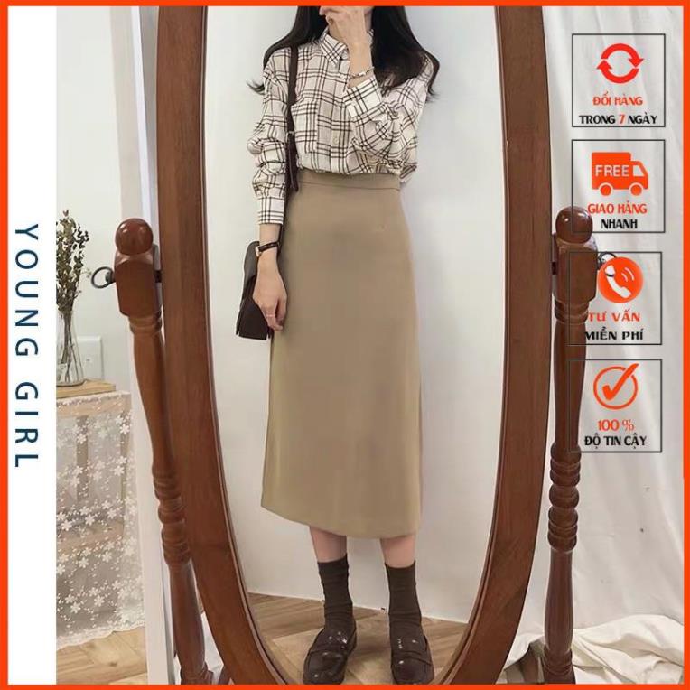 Chân Váy Dài midi trơn mã 306 | BigBuy360 - bigbuy360.vn