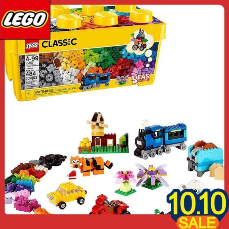 Đồ chơi LEGO CLASSIC Thùng Gạch Trung Classic Sáng Tạo 10696