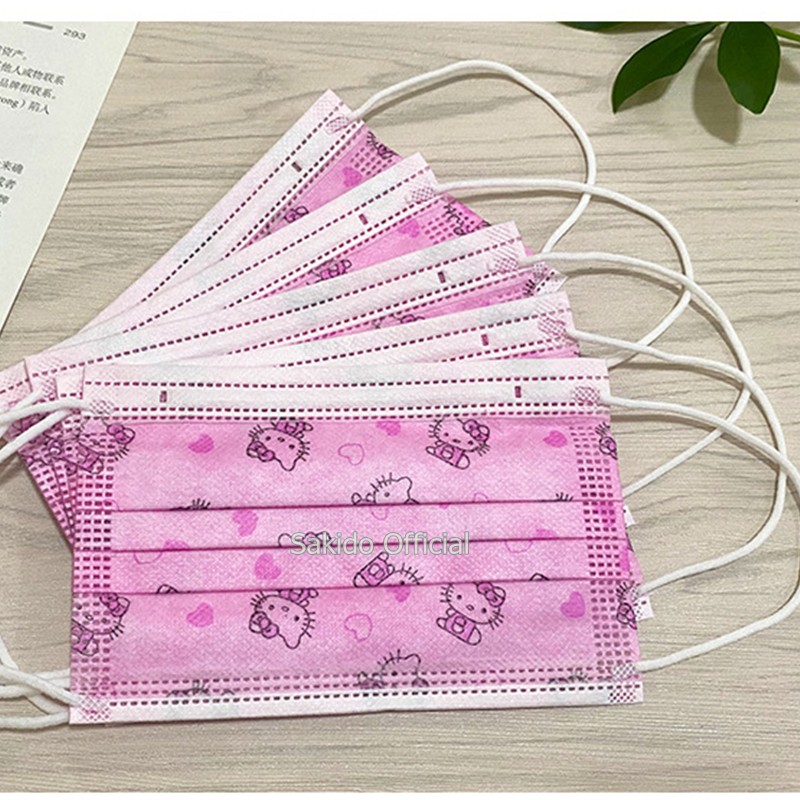 Khẩu trang y tế cho bé kháng khuẩn 3 lớp cho trẻ em sơ sinh đến 12 tuổi (Set 10 chiếc) SAKIDO | BigBuy360 - bigbuy360.vn