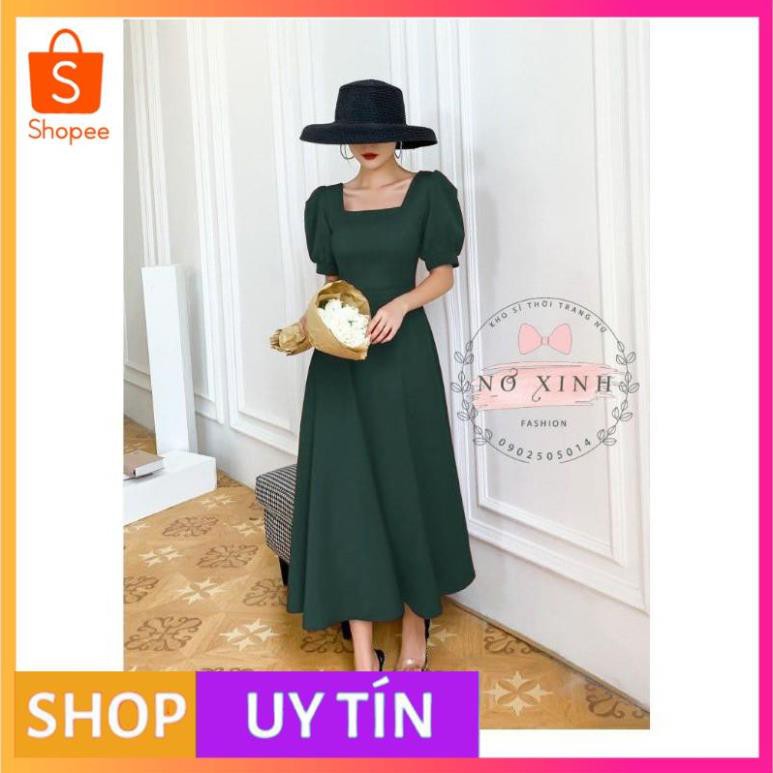 [VNXK] - Váy Maxi Tay Phồng Cao Cấp Có Size M-L-XL - [PONY_HOUSE]