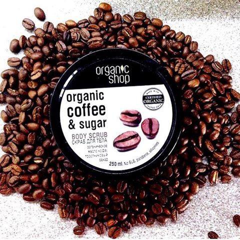 Tẩy da chết toàn thân Organic Coffee &amp; Sugar Body Scrub (Nhungshika)