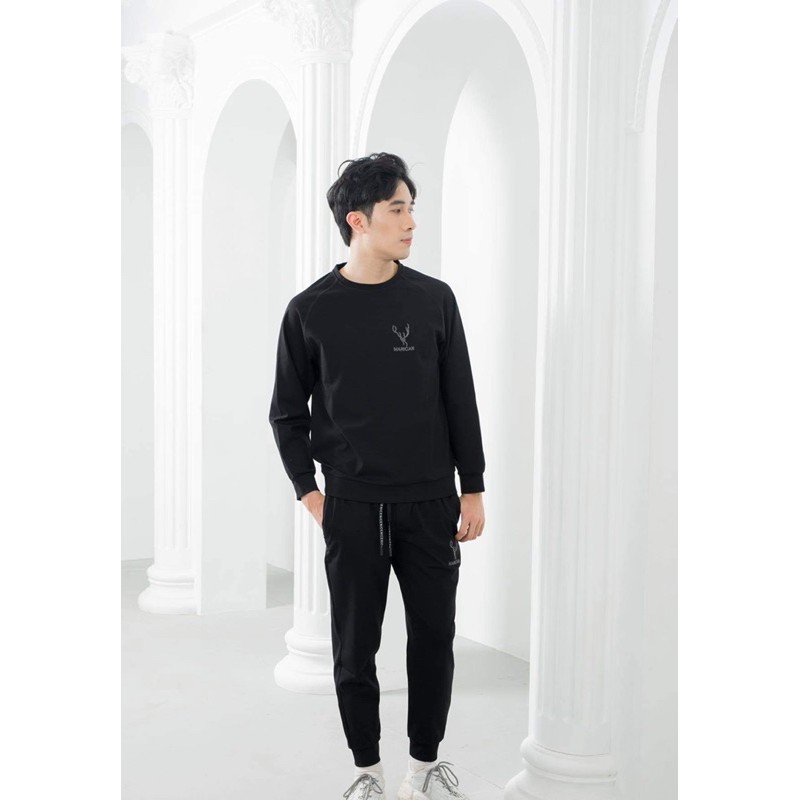 BỘ THỂ THAO NAM CHUI MÀU ĐEN THÊU HƯƠU MARICAN | BigBuy360 - bigbuy360.vn