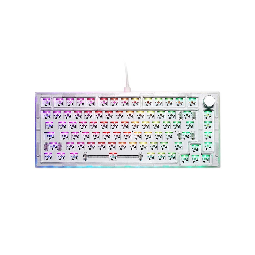 NextTime 75 Trao Đổi Nóng Bàn Phím Bộ 82 Phím Đèn RGB BT5.0 + 2.4Ghz 3Pin/5Pin Cho Anh Đào Gateron kailh Nút Bàn Phím Cơ