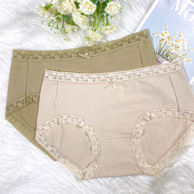 quần lót cotton mềm mại co giãn đũng kháng khuẩn .
