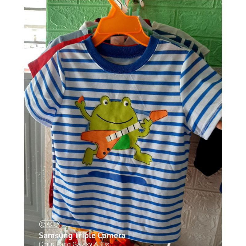 Áo Thun Ếch LITTLE ME Cute Cho Bé Trai Bé Gái 2 3 4 Tuổi.