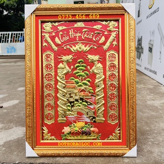 Cửu Huyền Thất Tổ bằng đồng cao 67cm