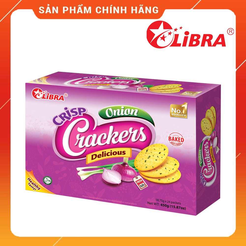 Libra Bánh Cracker vị Hành 400gr ( không túi xách )