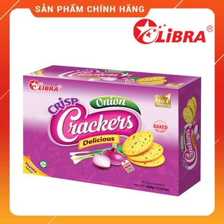 Libra Bánh Cracker vị Hành 400gr ( không túi xách )