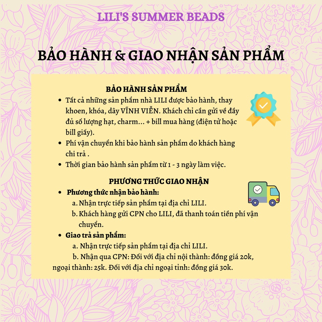 Vòng cổ handmade LILI SWEET CANDY NECKLACE - LILI'S SUMMER BEADS