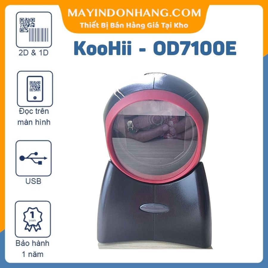 Máy đọc mã vạch 2D Syble XB-2R Máy Đọc Mã QRcode Trên Điện Thoại để bàn KooHii OD7100E Giá Siêu Rẻ -
