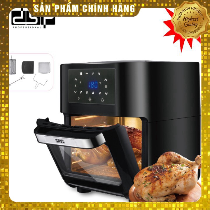 Lò nướng không khí cao cấp thương hiệu DSP KB2030 - Công suất: 1700W - Dung tích: 12 Lít - Hàng Nhập Khẩu AD