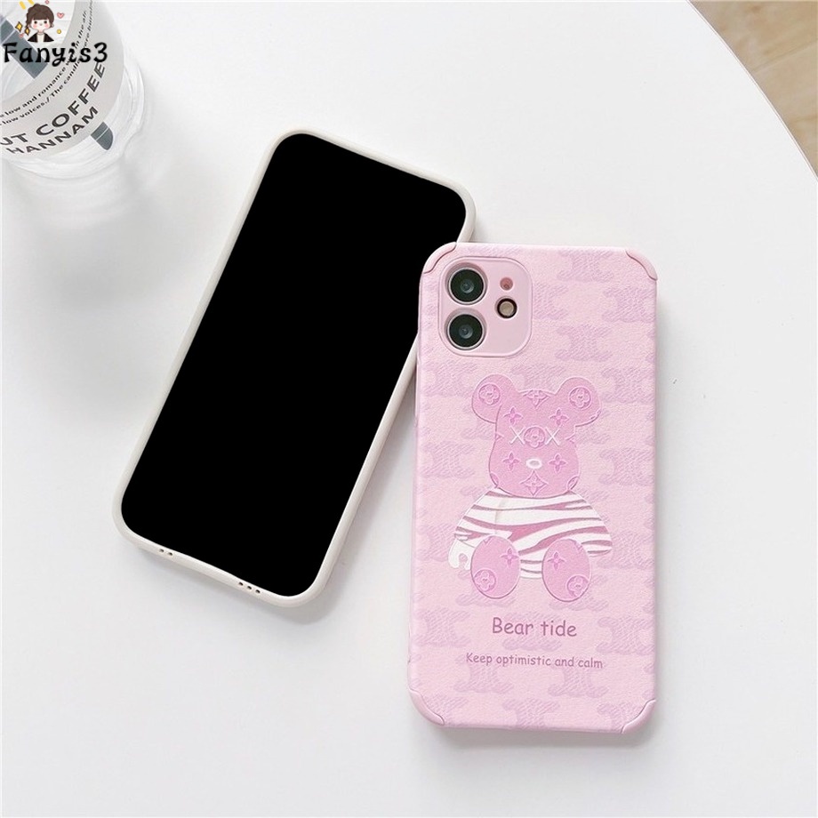 Ốp điện thoại silicone chống sốc in họa tiết gấu hoạt hình cho IPHONE 13 12 11 PRO MAX SE 2020 XR X 7 8 6 6S PLUS | WebRaoVat - webraovat.net.vn