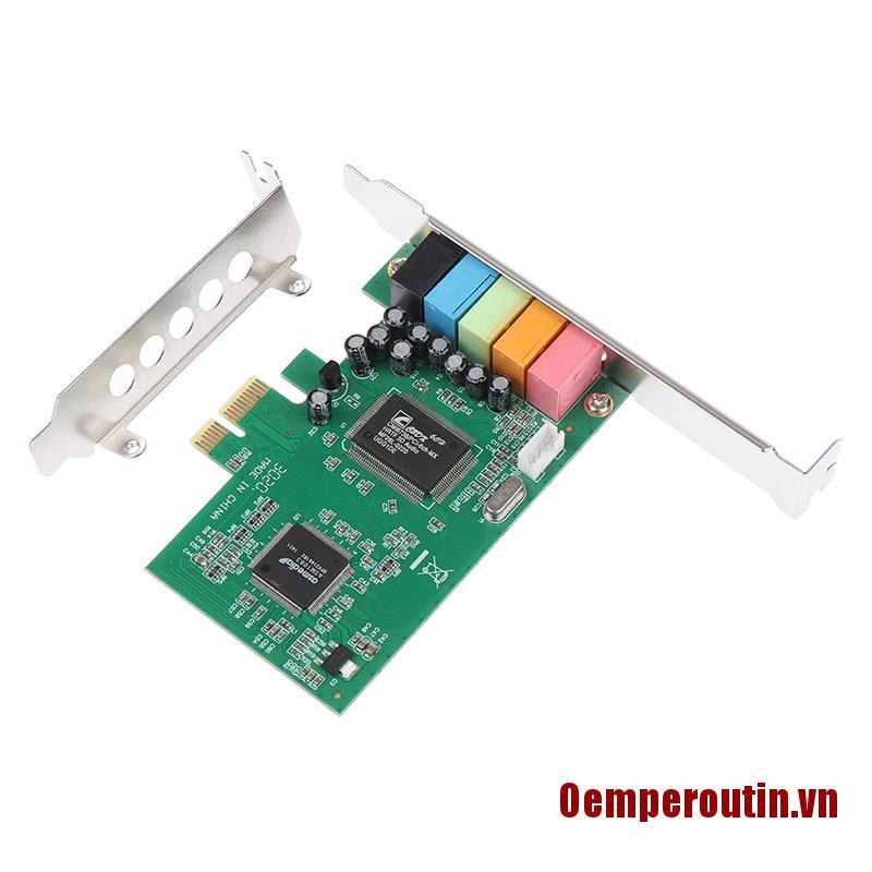 CHANNEL Card Âm Thanh Pci Express Pci-E 5.1 Ch 6 Kênh Hỗ Trợ Win7 | WebRaoVat - webraovat.net.vn