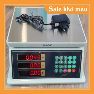 CÂN TÍNH TIỀN 30KG CHỐNG NƯỚC - QUA 832 - CÂN ĐIỆN TỬ CAO CẤP - BH 1 ĐỔI 1 TRONG 2 NĂM