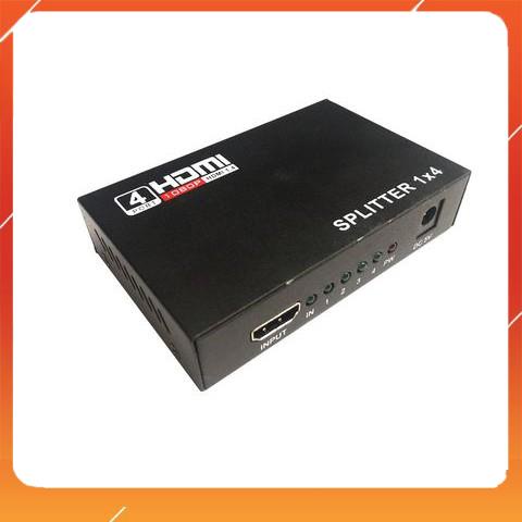 BOX CHIA 1 HDMI RA 4, HUB CHIA 1 RA 4 .CHUẨN HD,bộ chia HDMI 1 ra 4 full HD