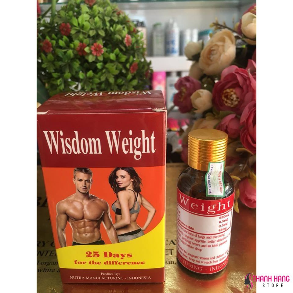 Viên Uống Hỗ Trợ Tăng Cân Wisdom Weight 25 Viên/hộp